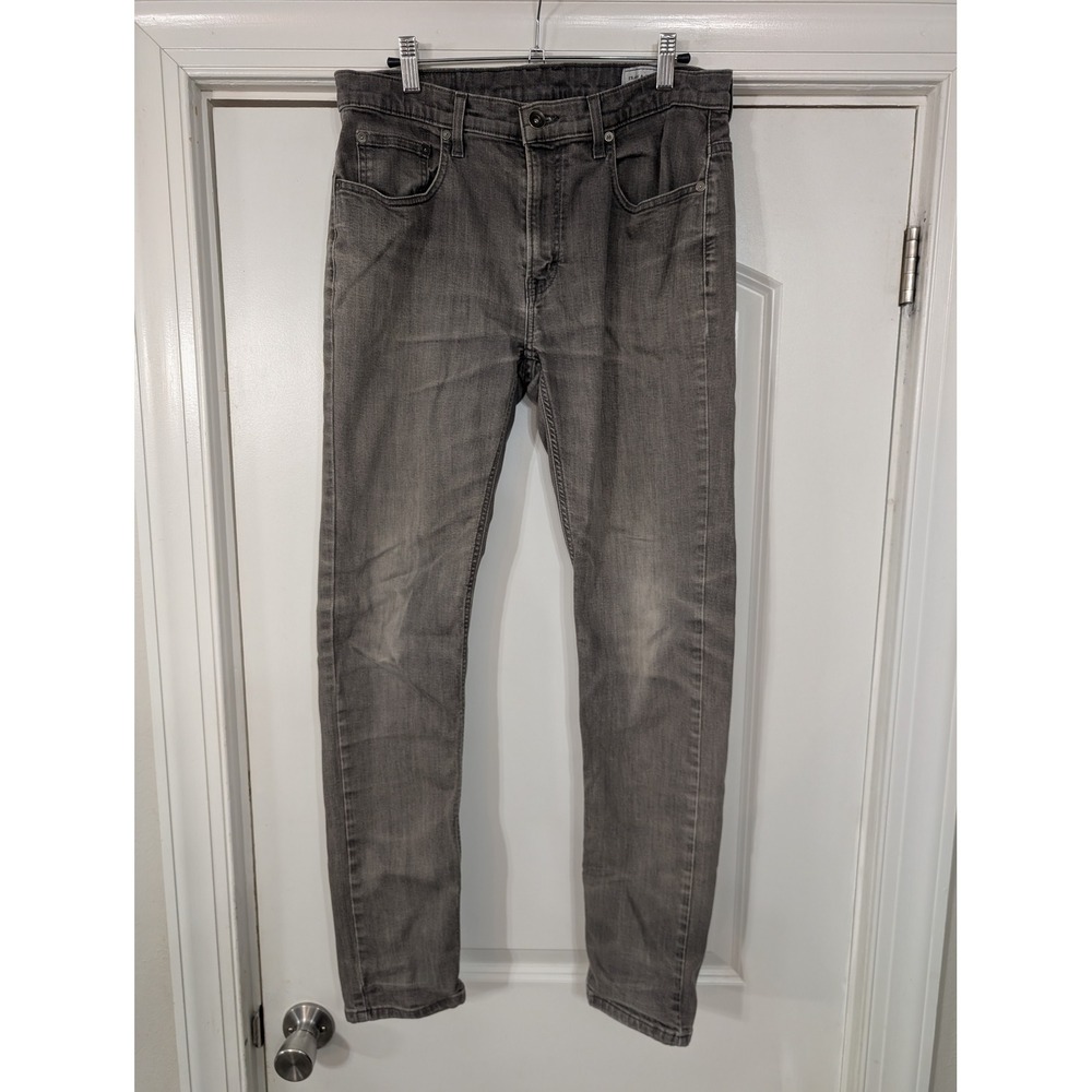Frank &‎ Oak Mens Gray Slim Fit Denim Jeans 32x32 casual